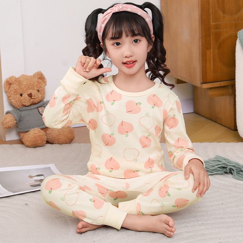 女童秋衣套装全棉秋裤纯棉女孩儿童线衣线裤宝宝打底保暖内衣睡衣,童装/婴儿装/亲子装,内衣套装,淘宝优惠券,粉丝福利购,淘宝优惠卷