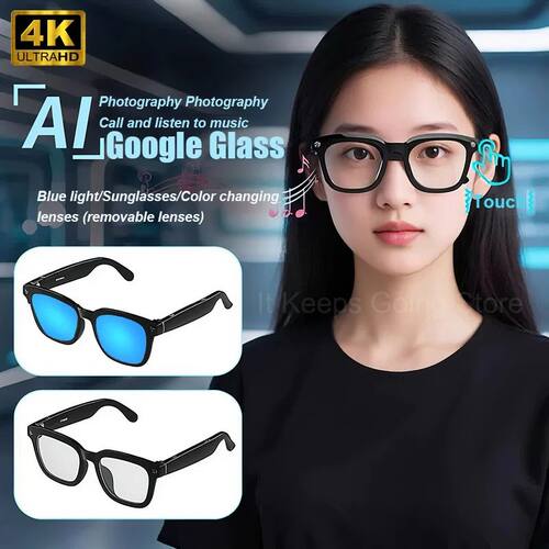 Smart AI Glasses 800W Pixel G300  AI Shooting Camera HD Phot