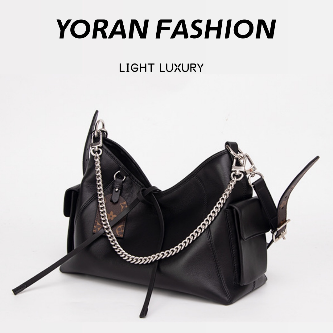 羊皮机车包carryall黑武士腋下包