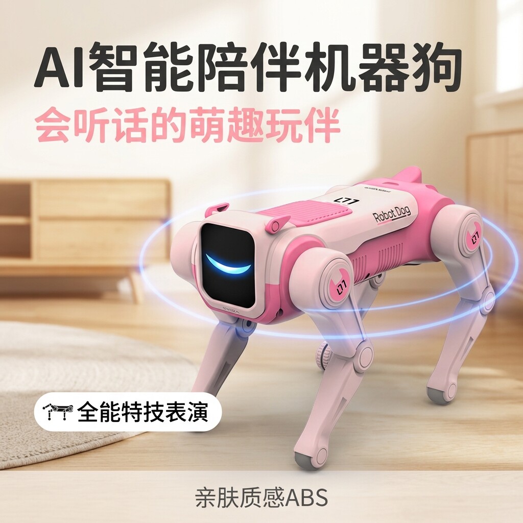声控可编程智能机器狗 2026 新款电动仿生宠物狗儿童生日礼品玩具