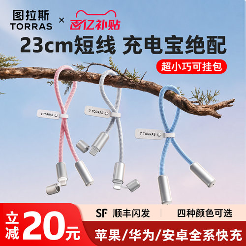 【小巧便携】图拉斯挂饰快充线