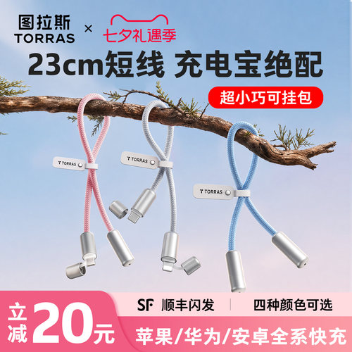 【小巧便携】图拉斯挂饰快充线