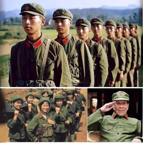 正品的确良65老式军套装