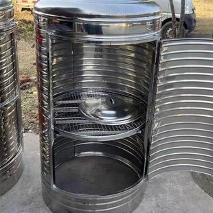 熏腊肉专用桶不锈钢烘腊肉的桶熏腊肉神器农村家用熏肉桶烟熏桶箱