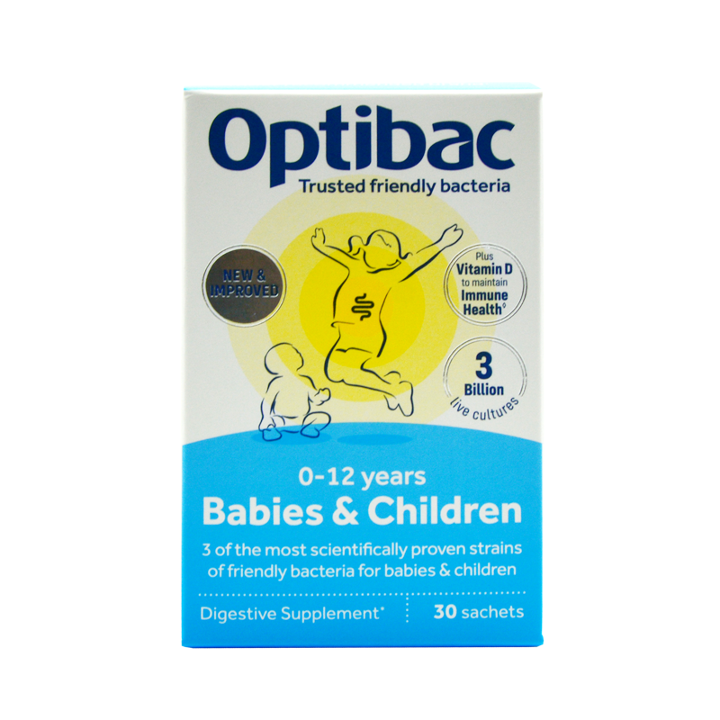 24年12月英国Optibac活性益生菌儿童孕妇哺乳期益生菌粉30包