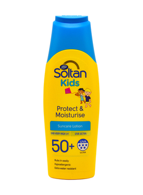 保税仓 英国Boots Soltan防晒霜儿童三重防晒SPF50倍200ml