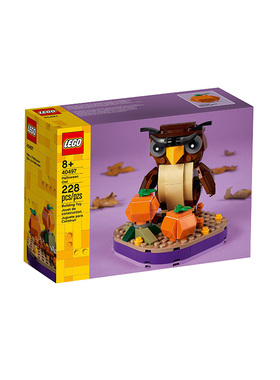 LEGO乐高方头仔40497万圣节猫头鹰男孩女孩搭积木玩具圣诞礼物