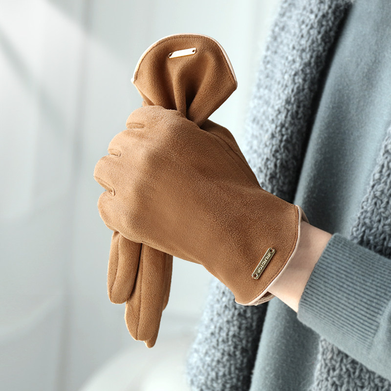 保暖手套男士冬天韩版麂皮绒防风开车骑行女秋冬加绒加厚露指触屏,服饰配件/皮带/帽子/围巾,手套,淘宝优惠券,粉丝福利购,淘宝优惠卷