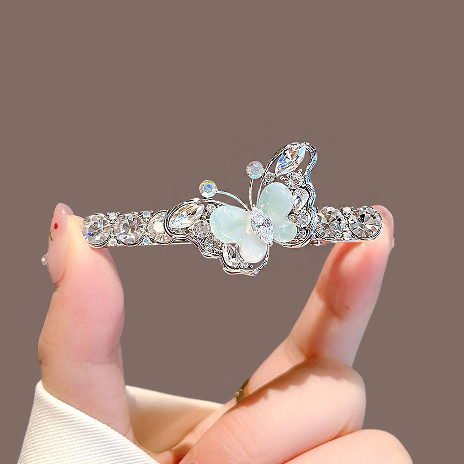 仙女蝴蝶小发夹子精致碎发侧边头饰森系少女边夹鸭嘴夹一字夹发卡,饰品/流行首饰/时尚饰品新,发饰,淘宝优惠券,粉丝福利购,淘宝优惠卷