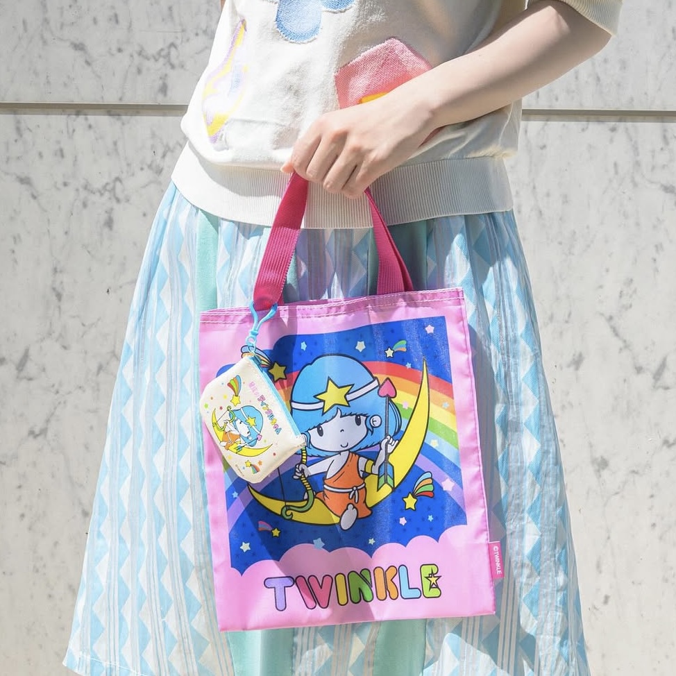 日本可爱卡通星座女孩肯大象星座帆布包大容量单肩手提包XG18