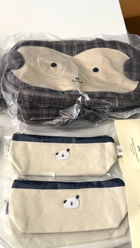 韩系可爱卡通小猴子单肩包挎包复古格纹软萌百搭