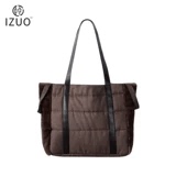 【IZUO颐着】荻原秋色 | 水貂鹅绒精纺羊毛大容量手拎时髦大包包