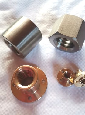 304不锈钢梯形丝杆T型螺母粗牙六角螺帽T12T14T16T18T20T25T30T32