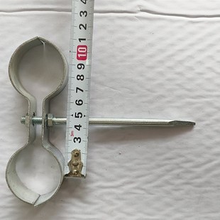 双管卡暖气镀锌管双立管卡4分6A分双排卡铁管固定卡子1寸双立管卡