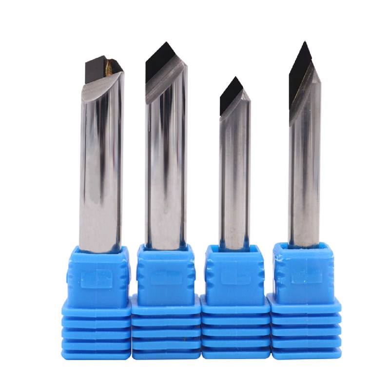 PCD金刚石倒角刀数控刀具60度90度1G20度亚克力板铜铝加工非标定