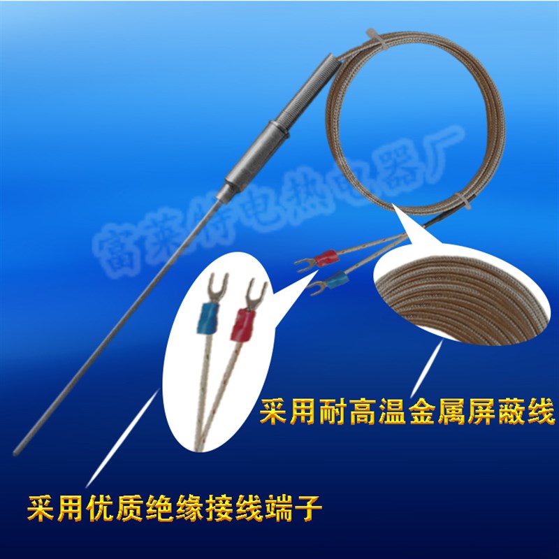 WRNK-191铠装热电偶 K型探针热电偶 E型J型热电偶 温度传感器探头