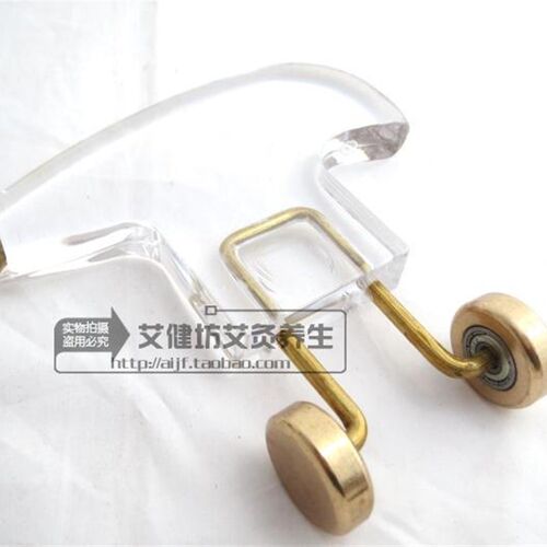 多功能滚轮按摩器强磁点穴按摩器小机器人开背经络淋巴疏通点穴器