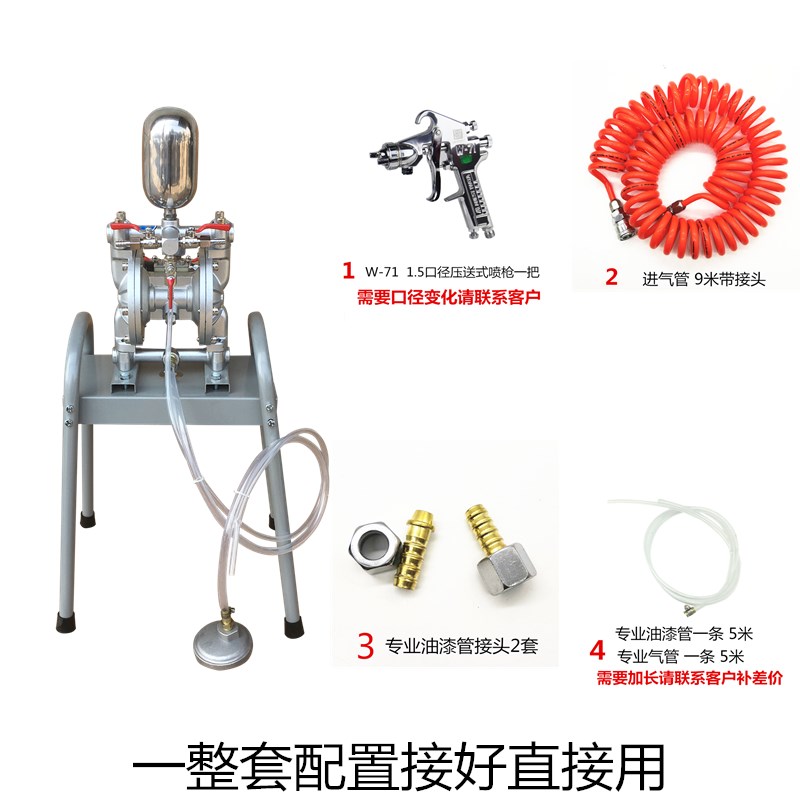 隔膜泵气动专业油漆泵喷漆泵油泵自吸泵油墨泵浦耐酸碱