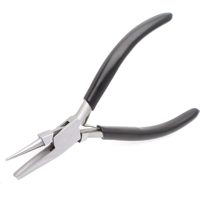 半凹槽半圆嘴不锈钢卷针钳子卷钢丝饰品绕线手工14k金银铜线工具