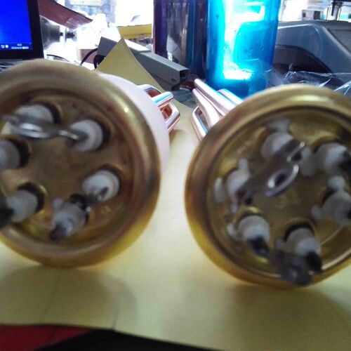 饮水机开水器 三接线原厂原装JS金顺加热管电热管380V4.5/6KW无孔