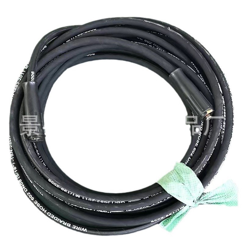 黑色高压钢丝编织胶管液压油管橡胶软管过泥浆高压风管输水胶管