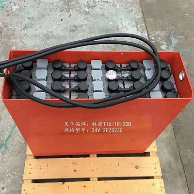 林德电动堆高机搬运车T20T16蓄电池组24V230Ah2PZS230铅酸电瓶