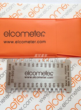 易高elcometer3238长边湿膜梳 3238M201/2/3不锈钢湿膜测厚仪