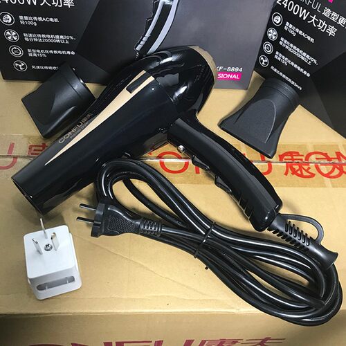 康夫电吹风KF8894大功率2400W风筒发廊专用吹风机冷热风家用静音