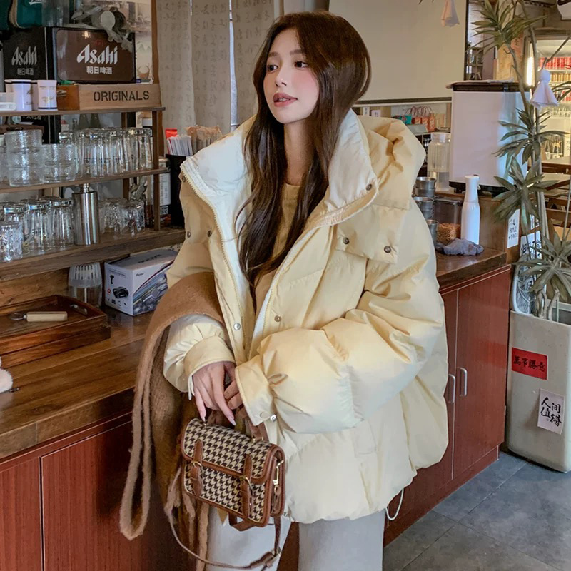 超好看短款羽绒服女款冬