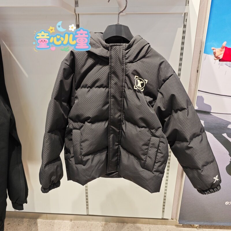 特步儿童2025冬675425羽绒服