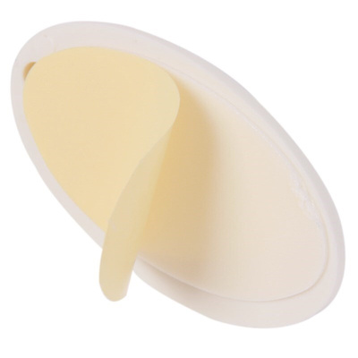 极速3pcs/set Wall Door Hook Plastic White OvOal Self Adhesiv