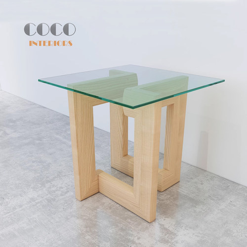 Industrial style side table包豪斯意式极简茶几客厅家用设计师