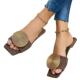 big size roman women sandals slipper大码 summer flat 拖鞋