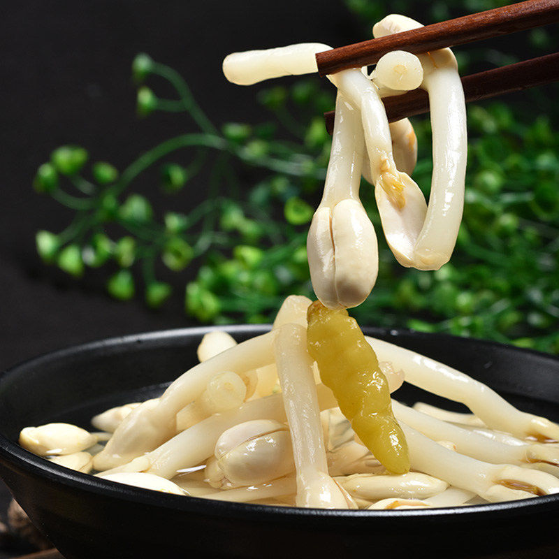 泡椒花生苗花生芽冷菜凉拌半成品菜酒店饭店用凉菜开袋即食素菜