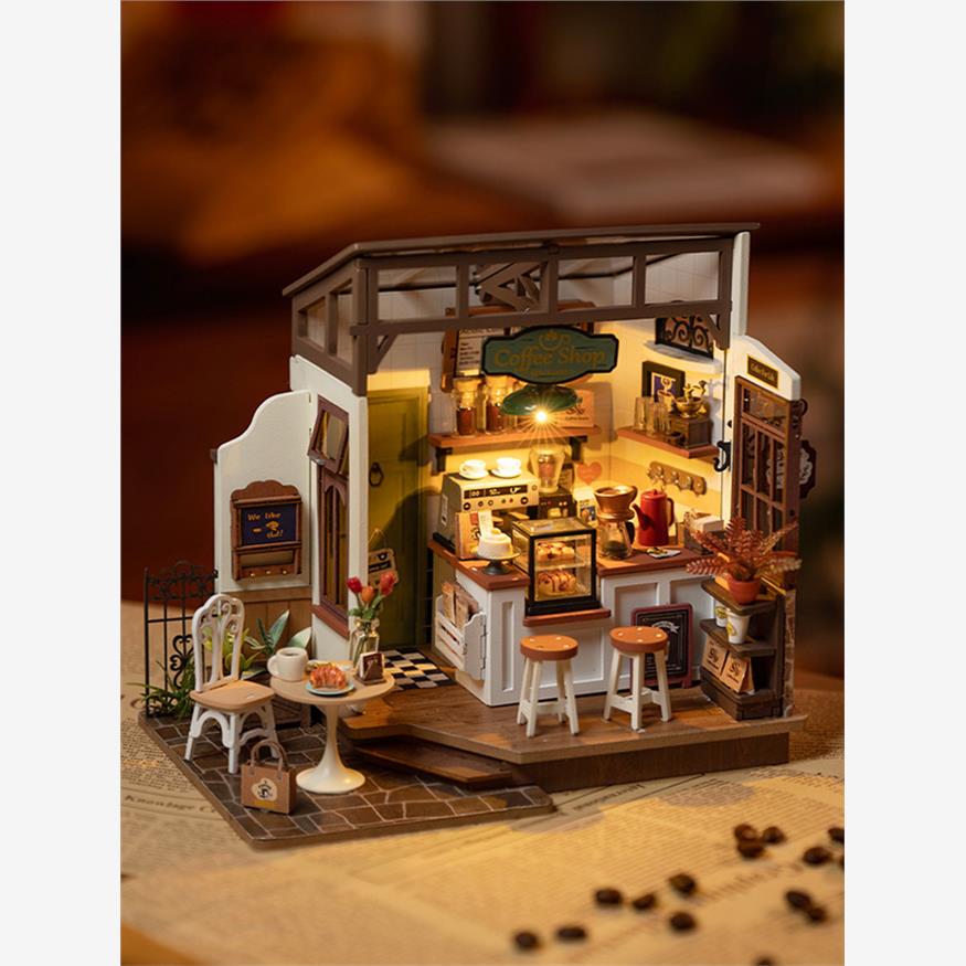 若来diy小屋咖啡店手工积