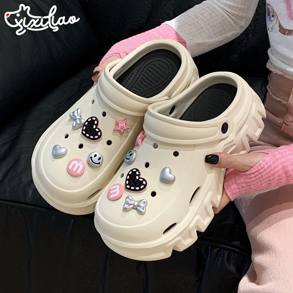 细细条甜酷蝴蝶结夏季沙滩凉鞋