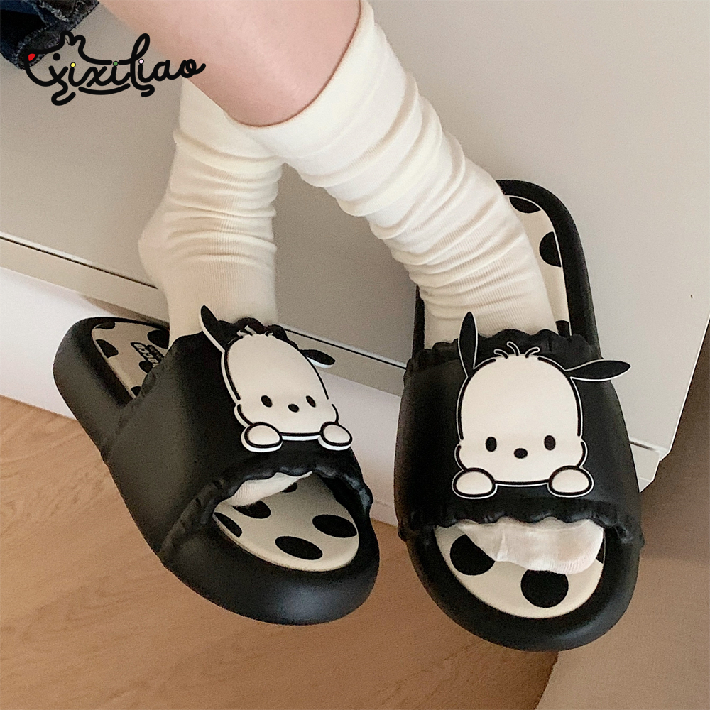 三丽鸥可爱帕恰狗亲子软底拖鞋