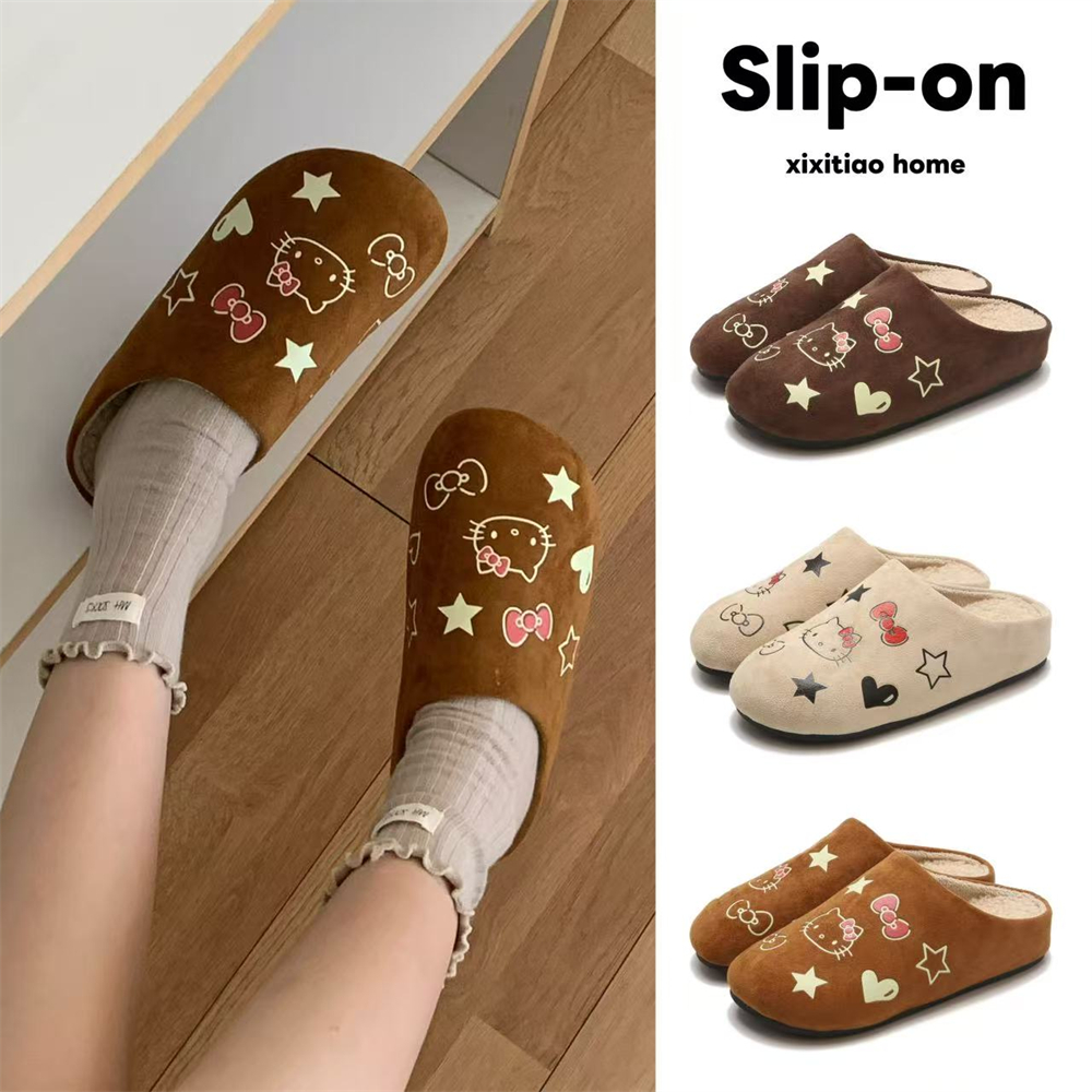 细细条勃肯鞋防滑HelloKitty正版