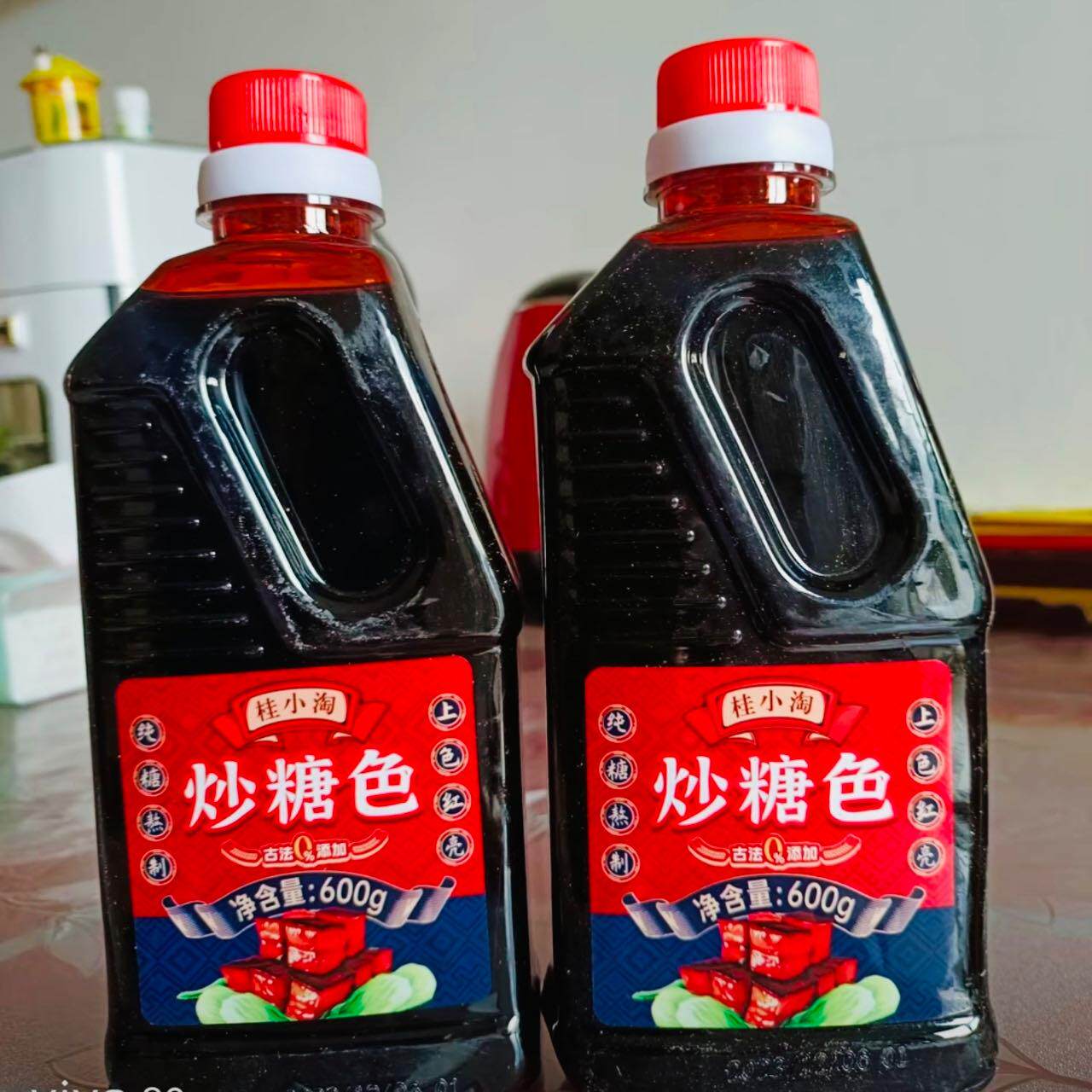 桂小淘炒糖色食用卤肉红烧肉上色焦糖家用600g卤料卤菜专用糖色汁