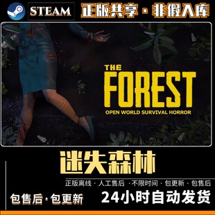 森林1迷失森林 中文版 全DLC PC电脑单机游戏 Steam离线