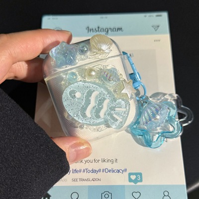 贝壳小鱼漫步者耳机保护套