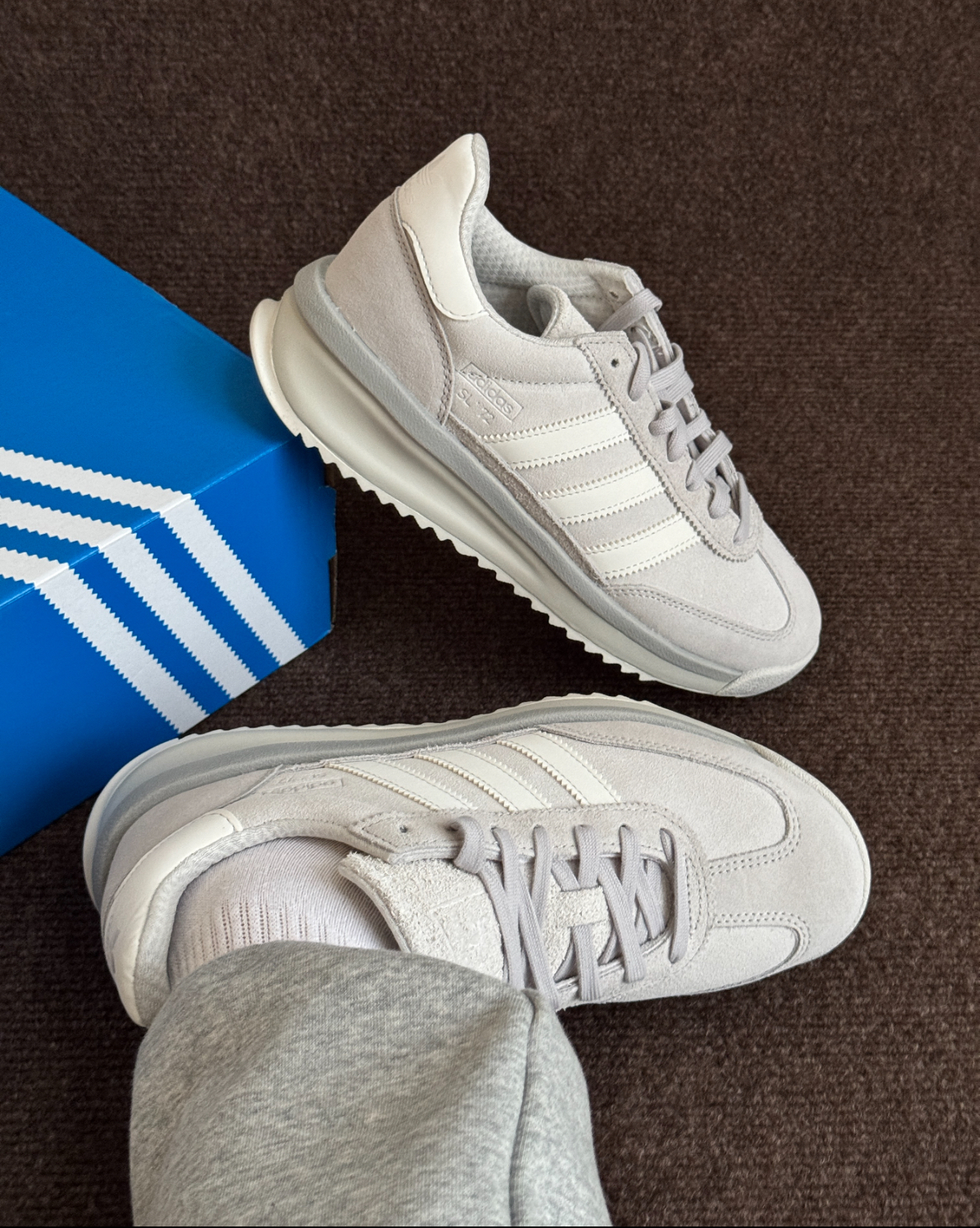 adidas阿迪三叶草中性SL 72 RTNORI-RUNNING运动休闲鞋JH5090