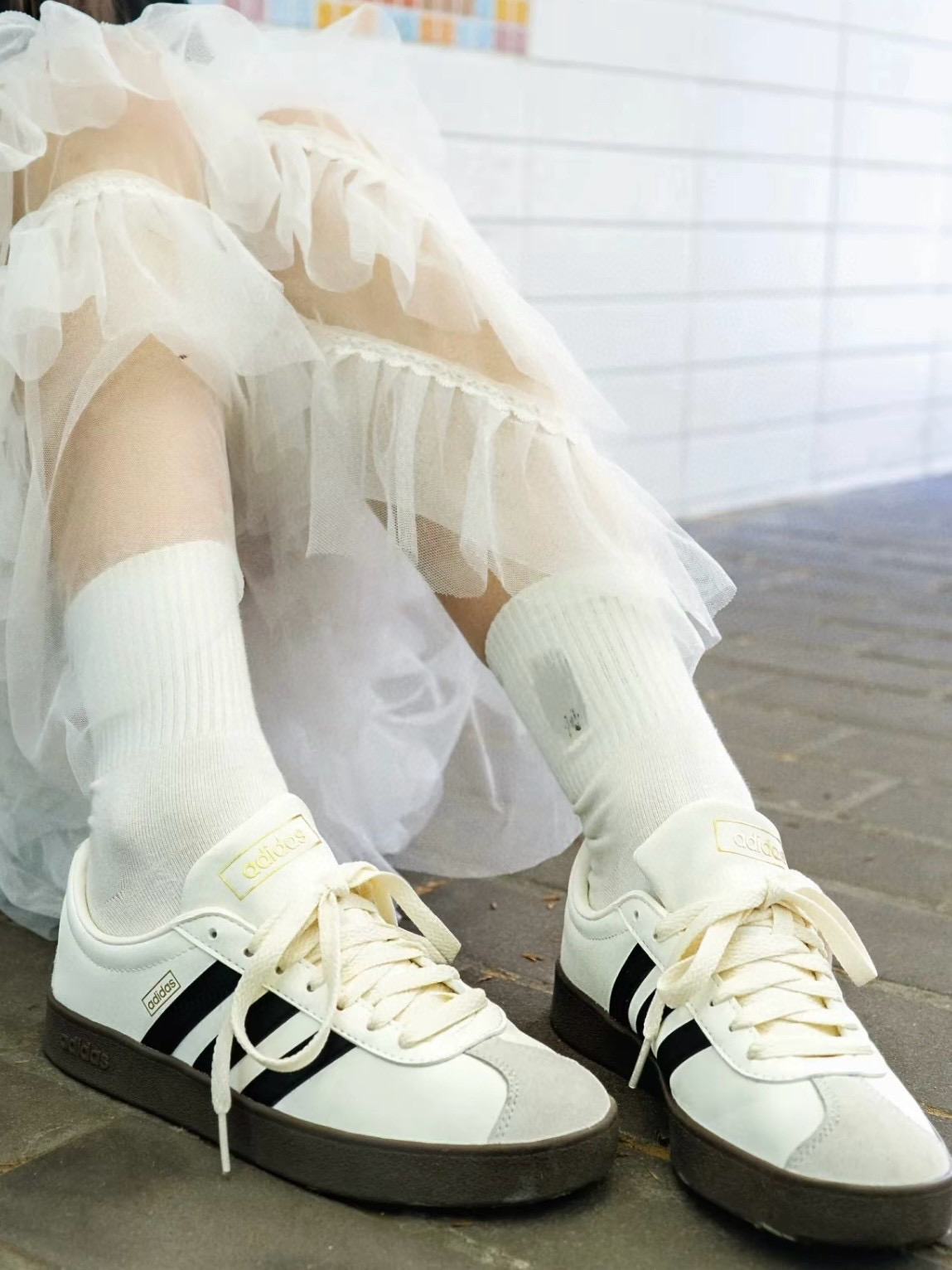 Adidas COURT 2.0 Classic板鞋男女同款低帮运动鞋JQ1501