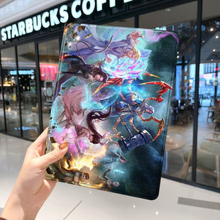 斗罗大陆2021款ipad9保护套pro2020苹果mini6外套ioad迷你4壳air5适用2平板3带笔槽十第10代三折2022动漫2019