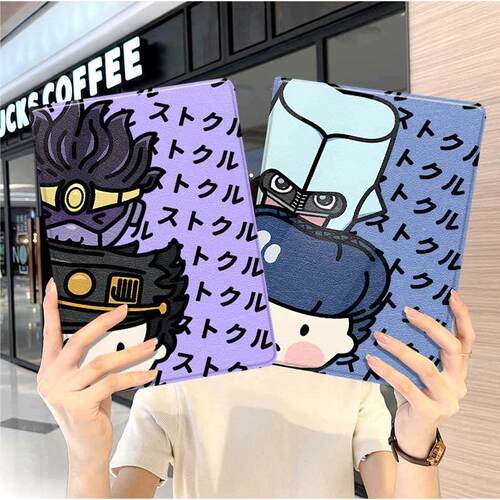 JOJO的奇妙冒险华为平板matepad11保护套5s壳air12v8pro男女生8荣耀9周边m6外壳小米7三折6pro适用7s红米kpad