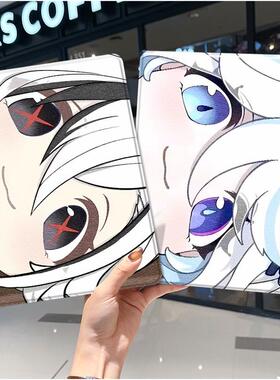 原神ipad10保护套pro2024款11寸苹果air6平板mini5壳3迷你4适用1三折2带笔槽2018十7第9代8九2020魈芙宁娜八