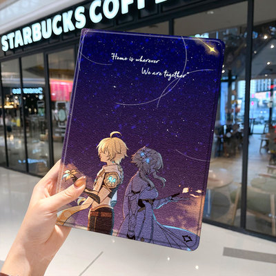 原神2021款ipad9保护套pro2020苹果mini6外套ioad迷你4壳air5适用2平板3带笔槽十第10代三折2022达达利亚2019