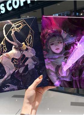 K-POP猎魔女团ipad10保护套pro2024款11寸5苹果air7平板mini6壳4迷你3适用2三折2020带笔槽8第9代2021九2018