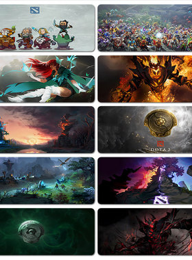 刀塔DOTA2鼠标垫子超大号桌垫办公电脑键盘垫锁边游戏电竞周边大
