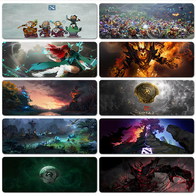 刀塔DOTA2鼠标垫子超大号桌垫办公电脑键盘垫锁边游戏电竞周边大